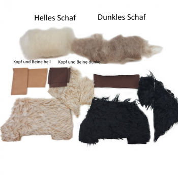 Bastelpackung - Schaf zu 50-er Figuren